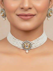 Pearl White Renu Necklace Set