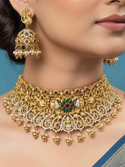 Saharunissa Heritage Choker Necklace set