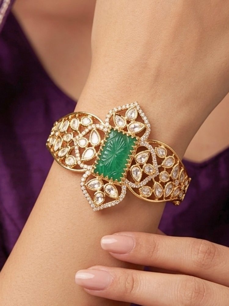 Shankhi Polki Bracelet (Size 2.4 & 2.6)