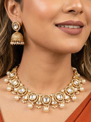 Shuki Polki White Necklace Set