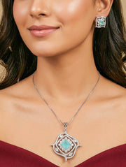 Stella Mint Green Pendant Set