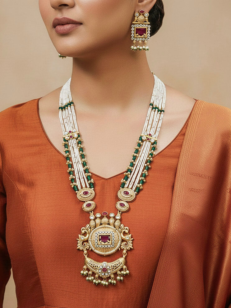 Sudarshana Rajwadi Necklace Set