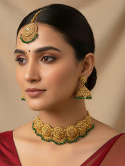 Sudati Rajwadi Necklace Set