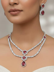 Twila Zirconia Necklace Set