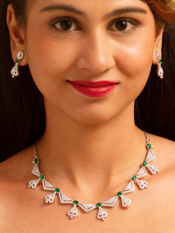 Arabella Green Necklace Set
