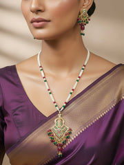 Yashomita Jadau Pendant Set