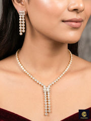 Zuni Zirconia Necklace Set