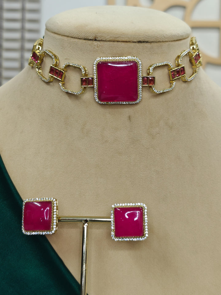 Rigel Rani Pink   Necklace Sets