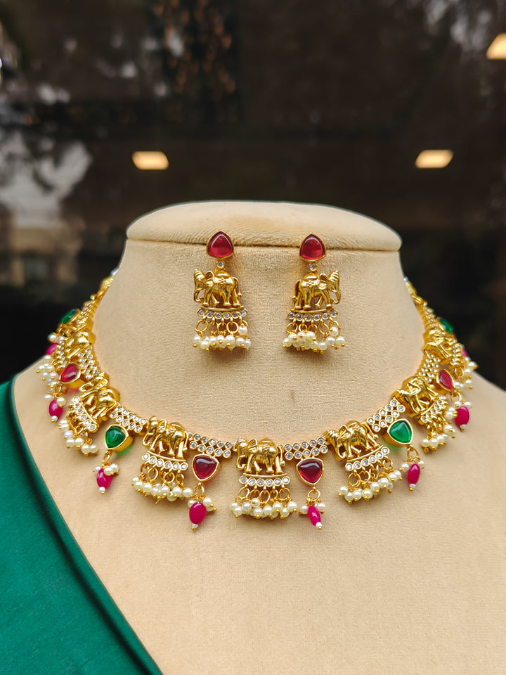Gajkesari Necklace Set