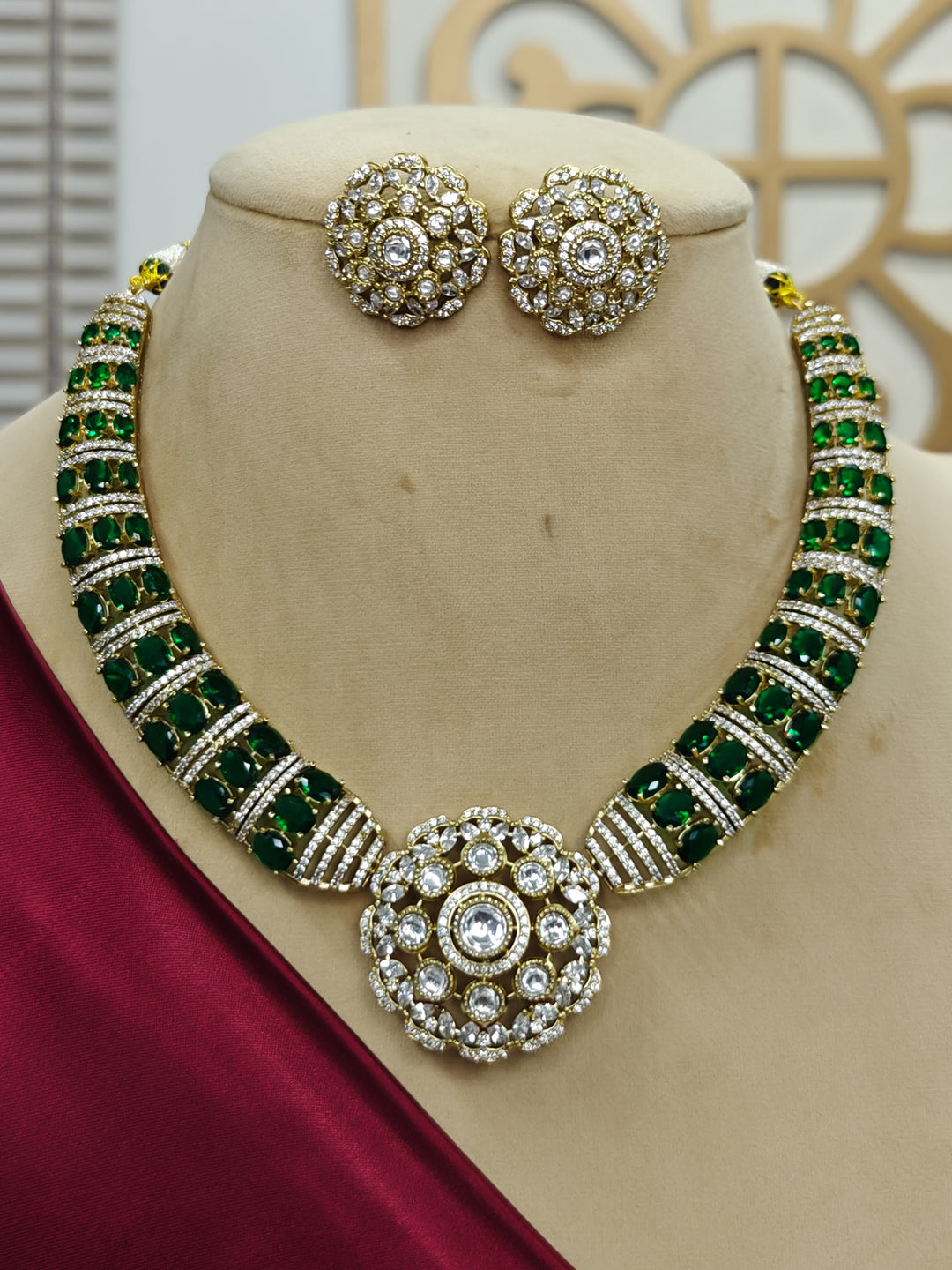 Amelisse Green Necklace Sets