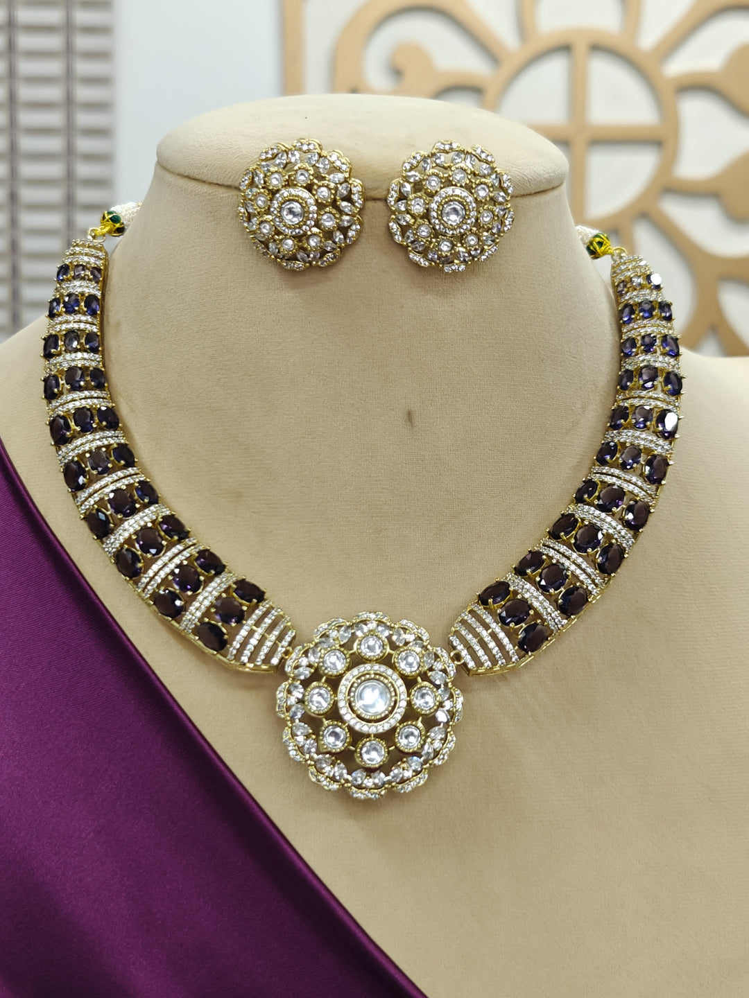 Amelisse Purple Necklace Sets