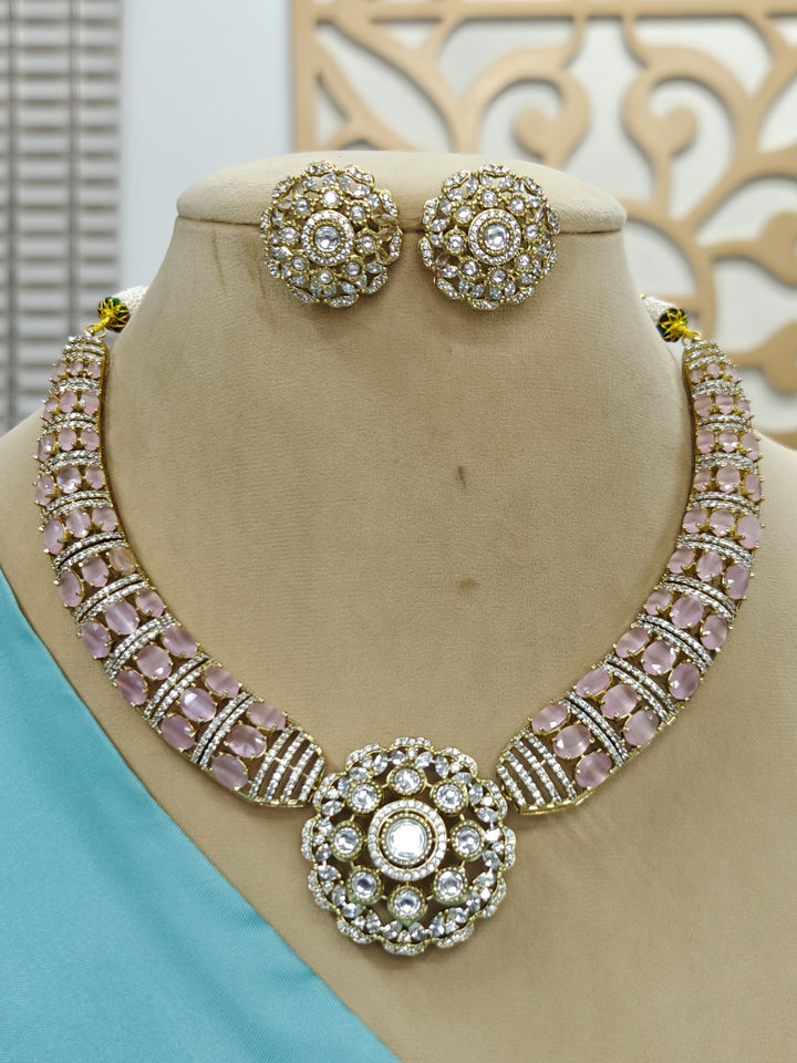 Amelisse Mint Pink Necklace Sets