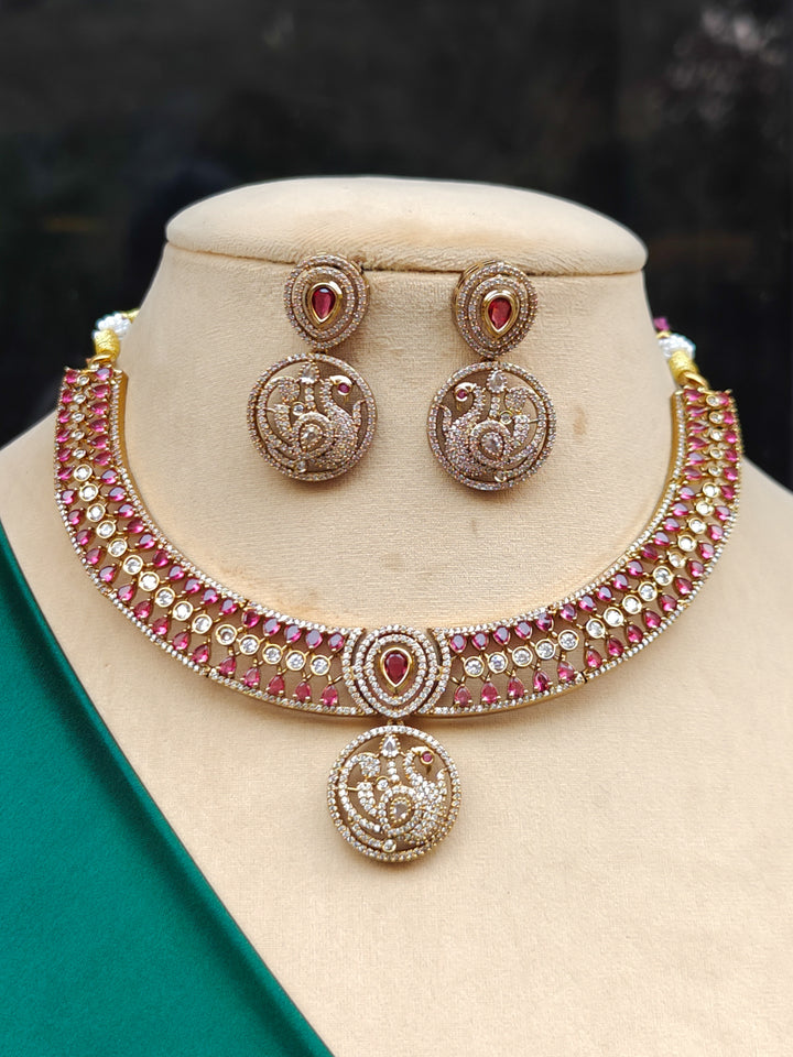 Harini Red Necklace Sets